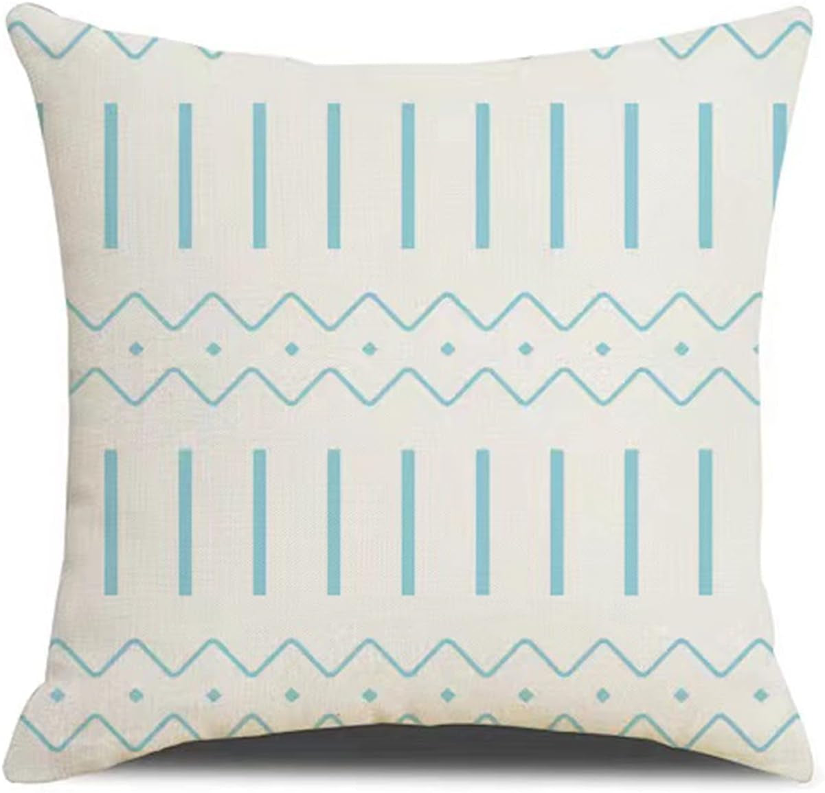 Throw Pillow Covers 24X24 Inch, Pillow Covers 24X24,Squar Pillow Covers Set of 4 Boho Modern Farmhouse Neutral Decorative Pillowcases Linen Cushion Case for Couch, Bed, Home Decor