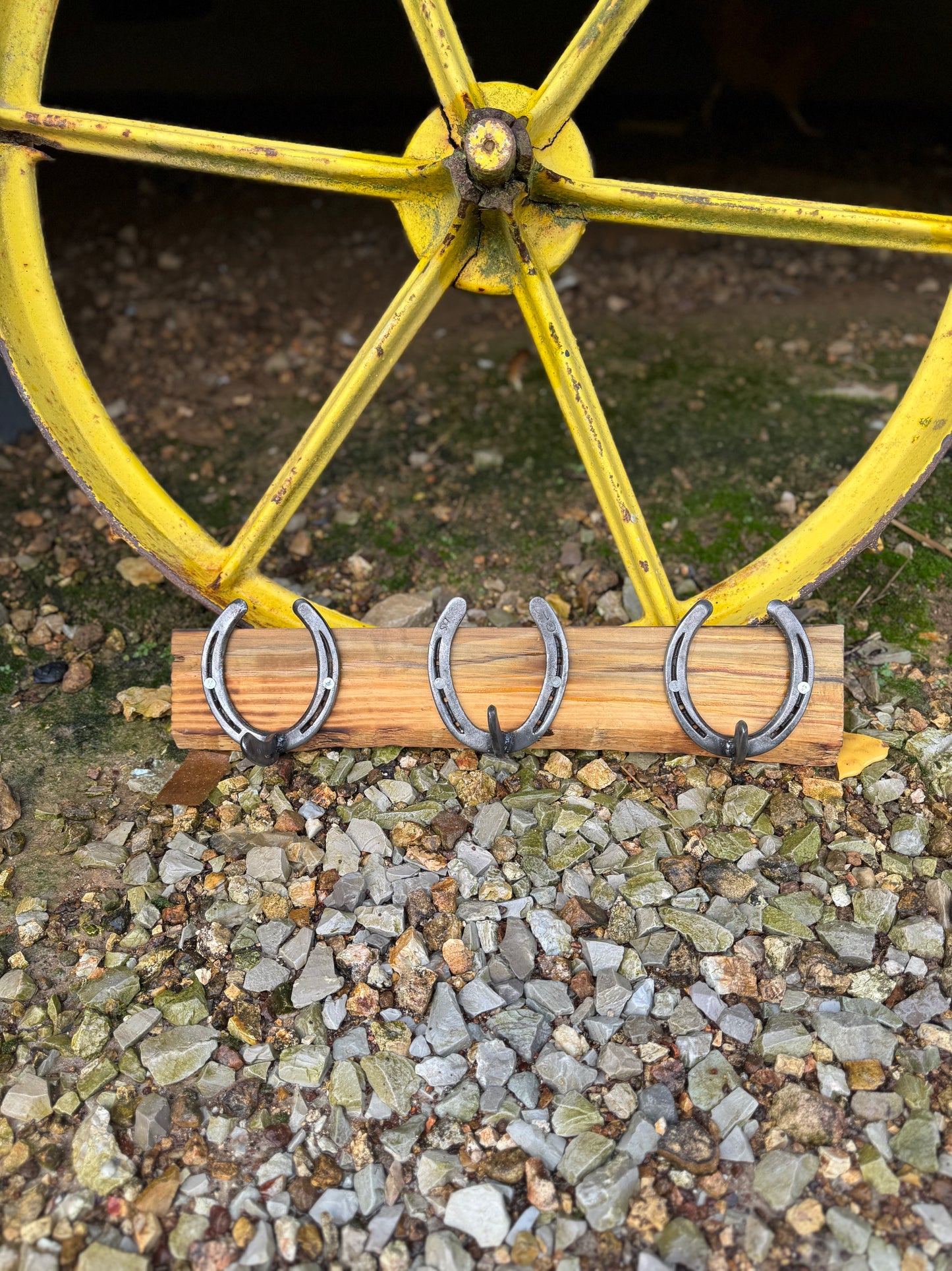 Authentic Handmade Horseshoe Rack